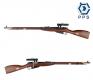 PPS Mosin Nagant M1891/30 PU Scope Full Wood & Metal Spring Bolt Action Rifle by PPS Technology
